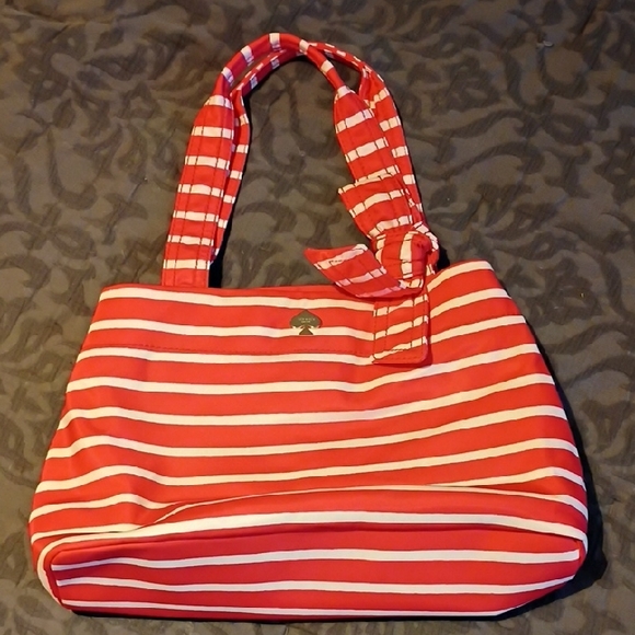 kate spade Handbags - Kate Spade Red and White Striped Tote